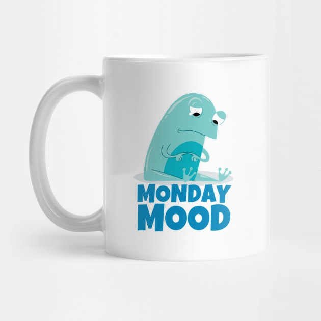 Monday Mood Sad Frog by ricricswert